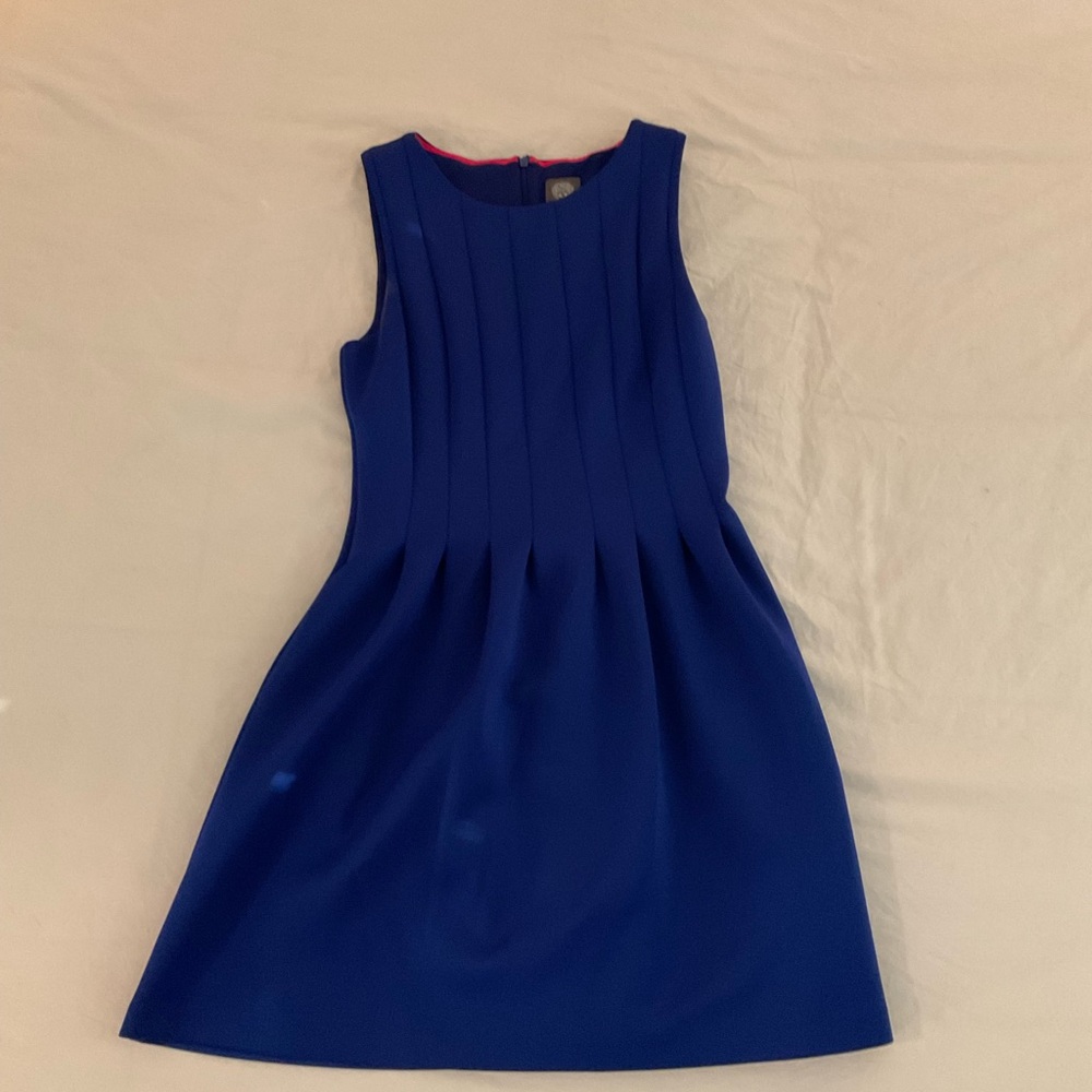 Vince Camuto Electric Blue Dress WITH POCKETS
